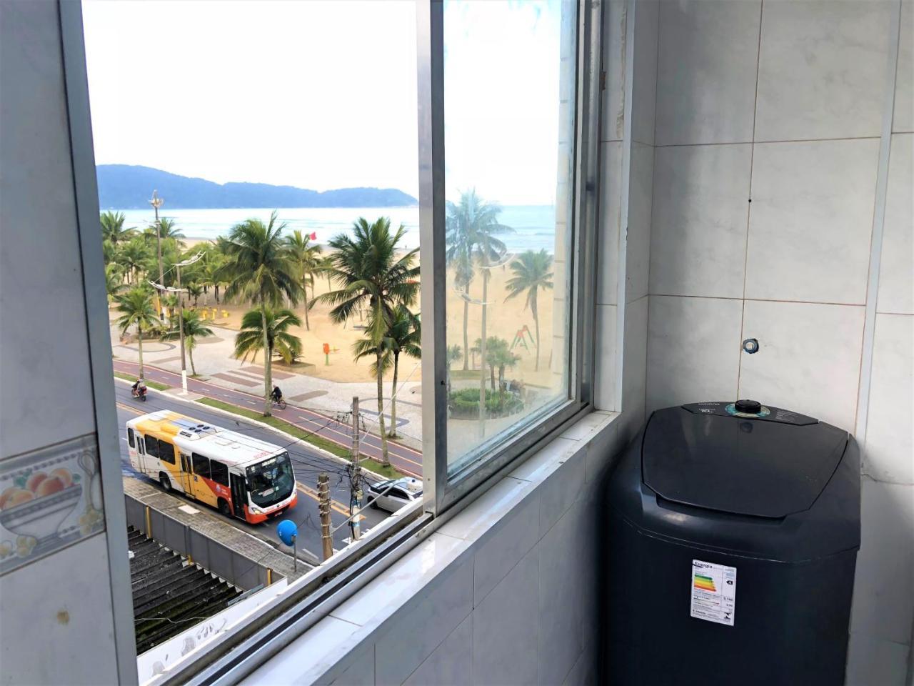 Apto Frente Ao Mar Com Vista Maravilhosa Apartment Praia Grande  Luaran gambar